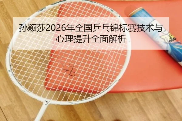 孙颖莎2026年全国乒乓锦标赛技术与心理提升全面解析